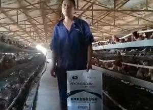 原保軍在河南安陽為益農(nóng)蛋雞預(yù)混料代言！